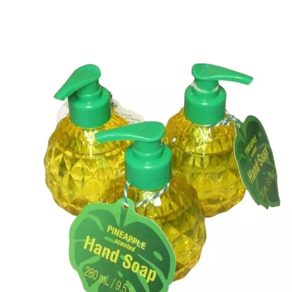 Lot of 3 Pineapple Scented Hand Soap 9.5 fl oz